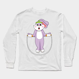 Rabbit Gymastics Rope Long Sleeve T-Shirt